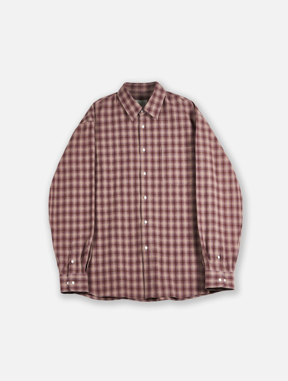 relaxed shirts_check pink