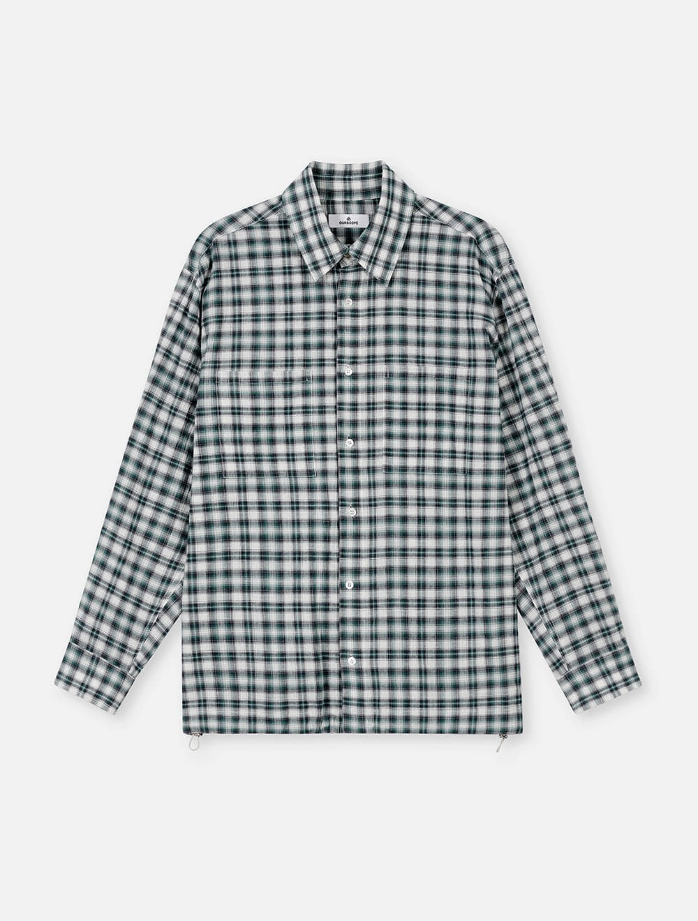 [5/25 예약배송] Aiden String Shirts (Green Check)