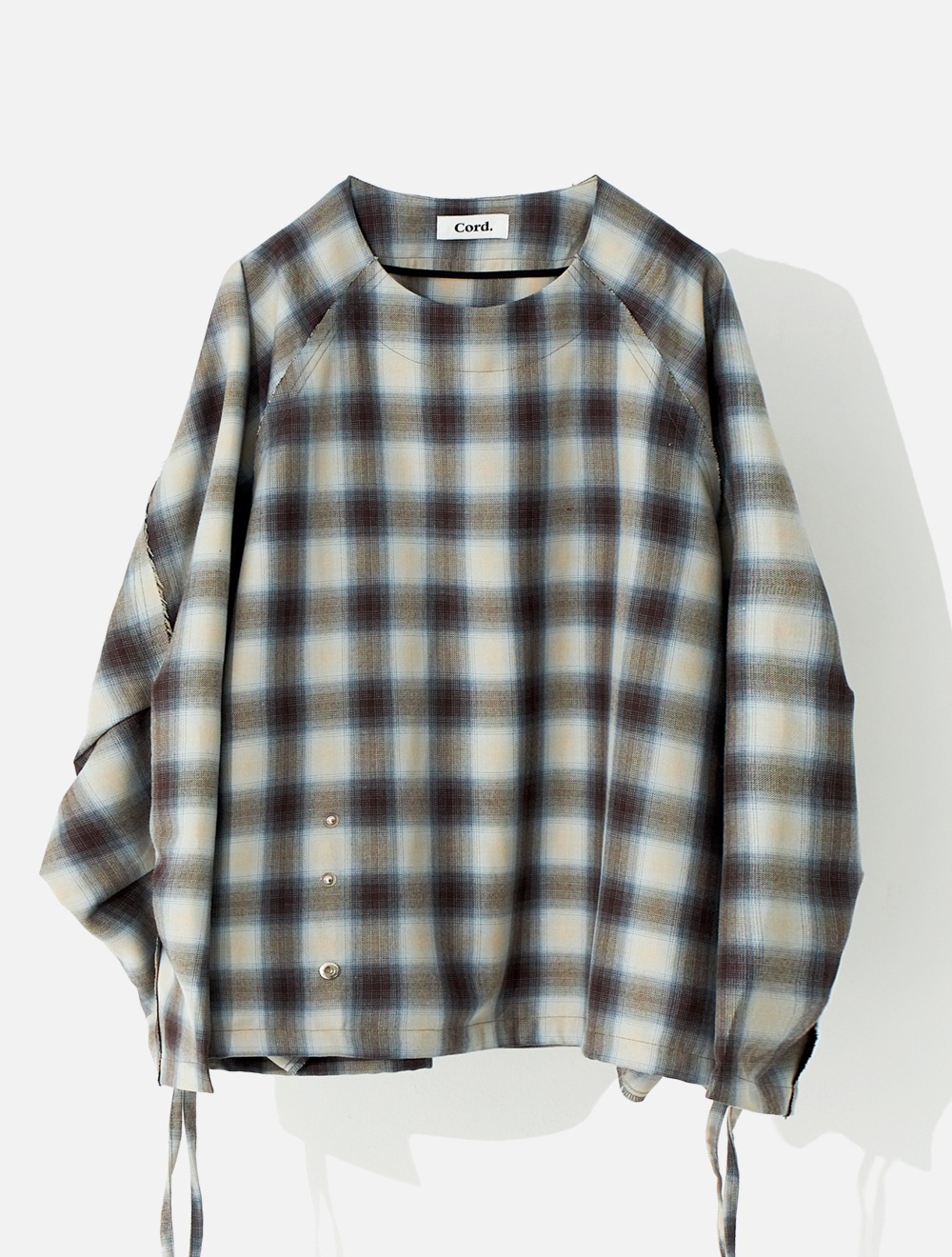 Parabola S/S Check Pullover_TYPE3