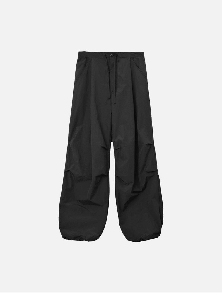 Nylon Easy Pants (Black)