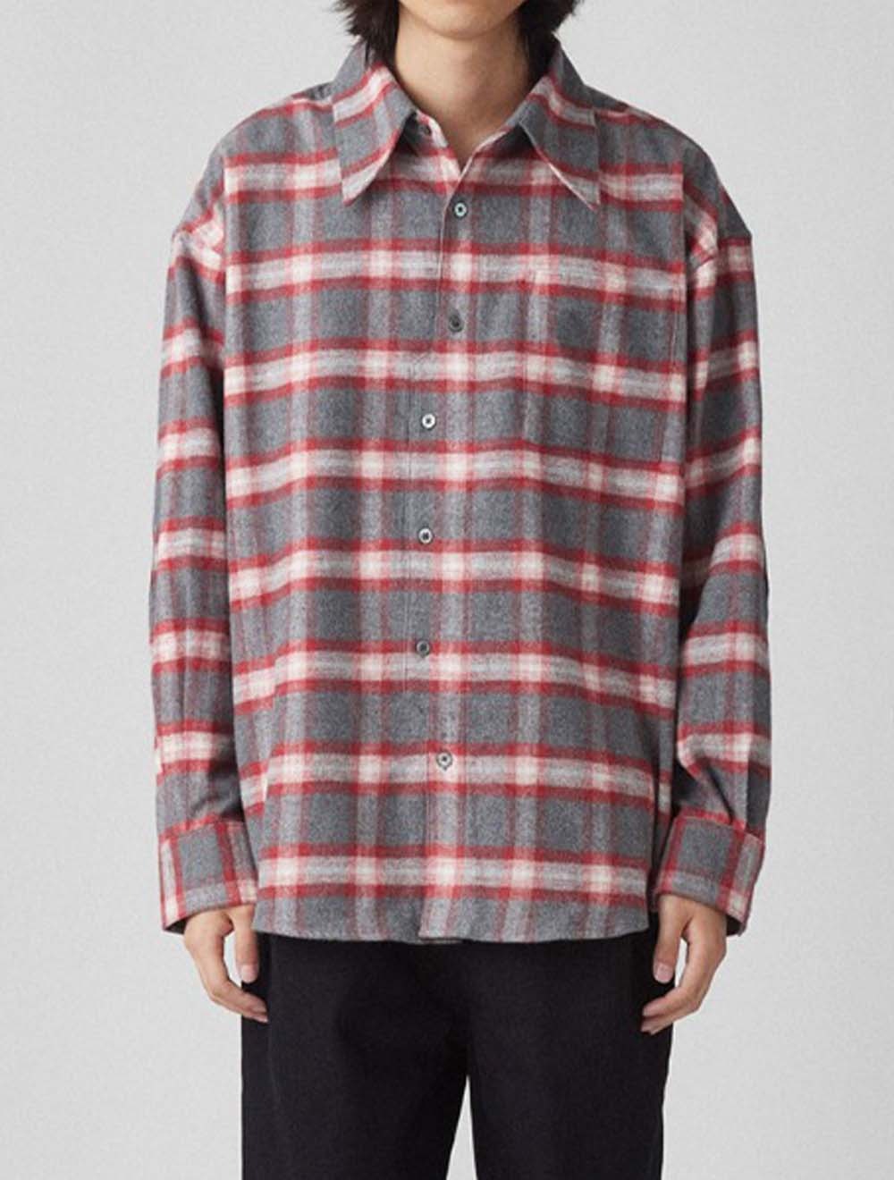 Archive Shirt Vintage 90&#039;s Flannel Red Check