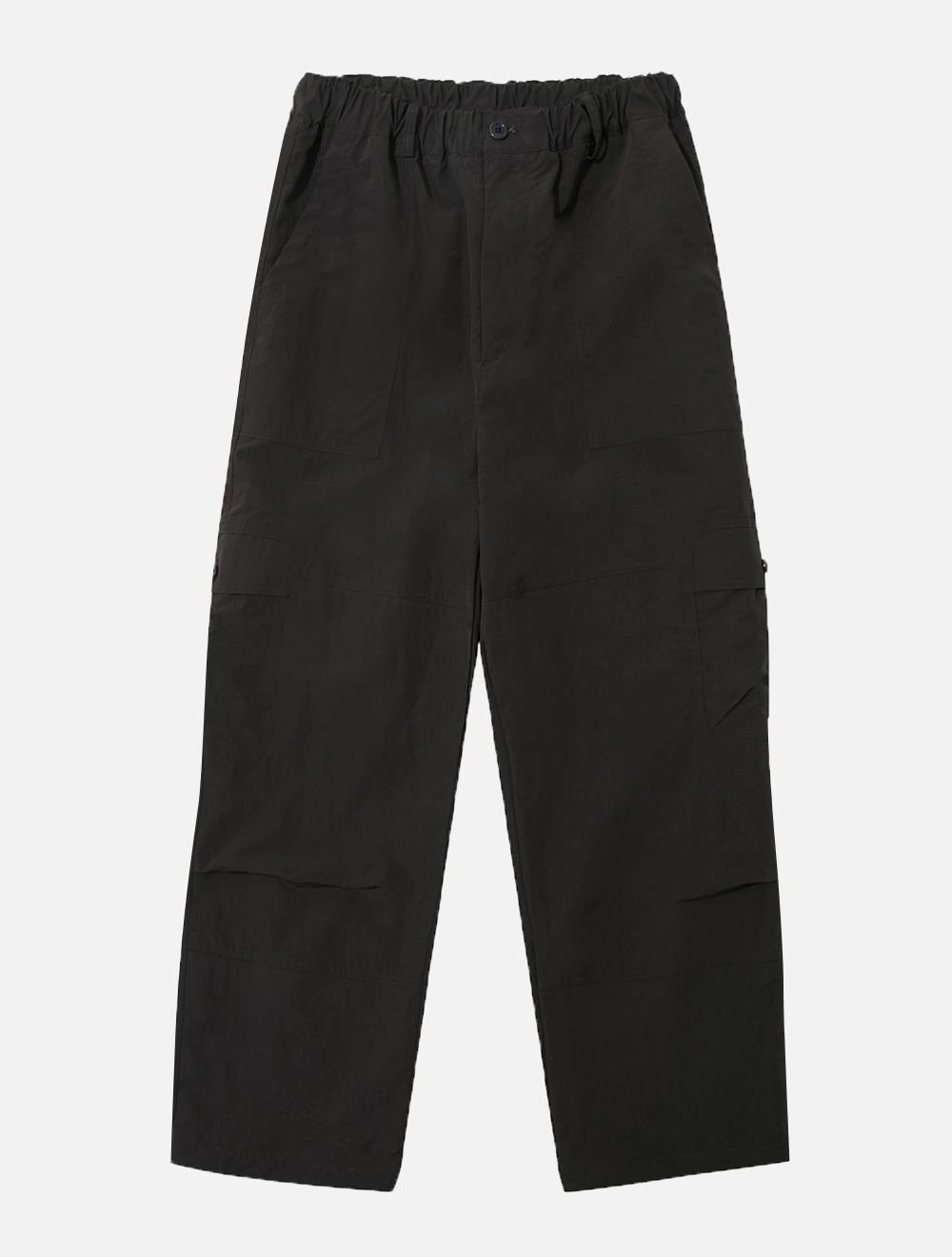 round cargo pants (deep brown)