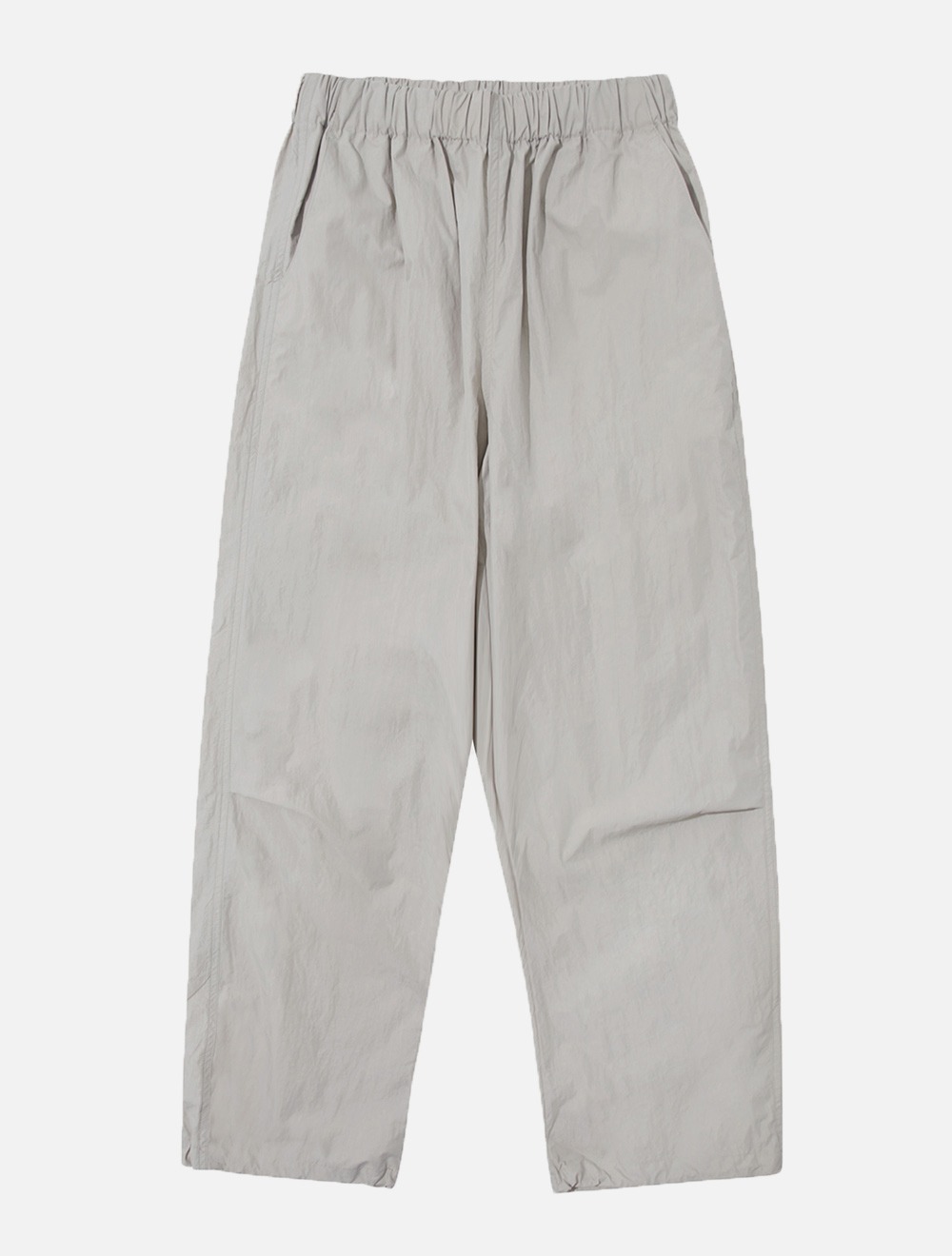 easy nylon pants (light grey)
