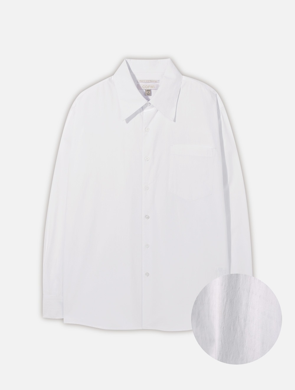 Hedge Relaxed Shirts WHITE