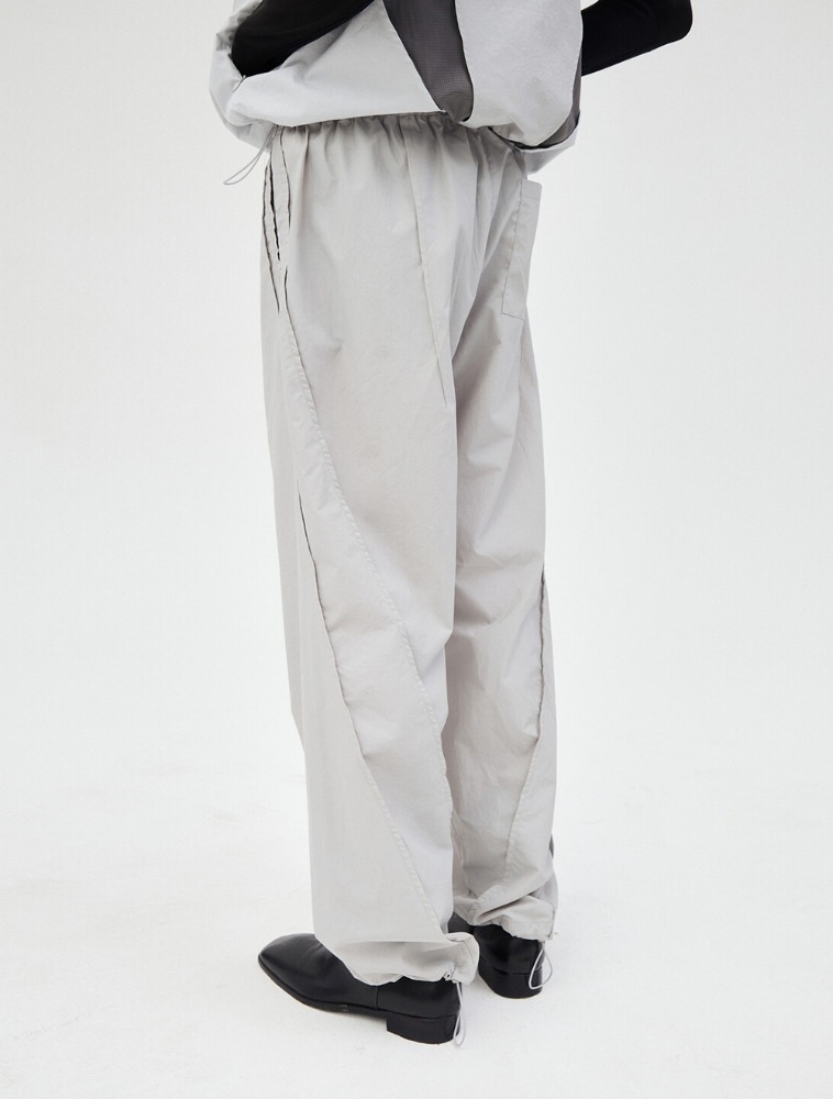 PINCHED TRACK PANTS - GREY