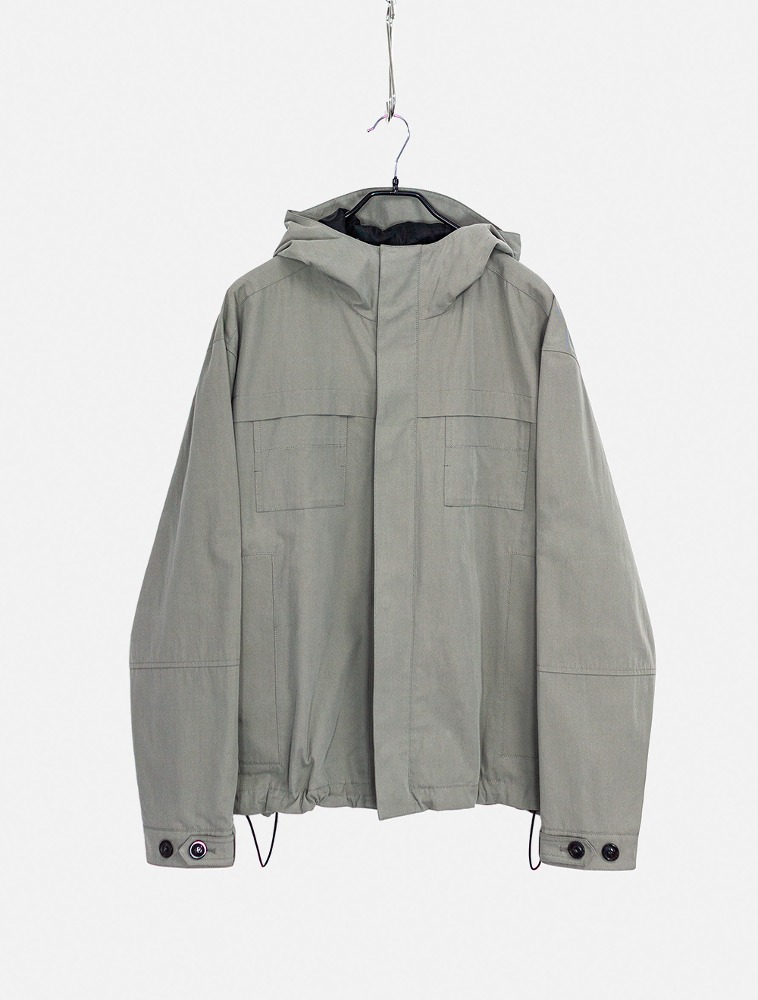 yodel jacket (grey beige)