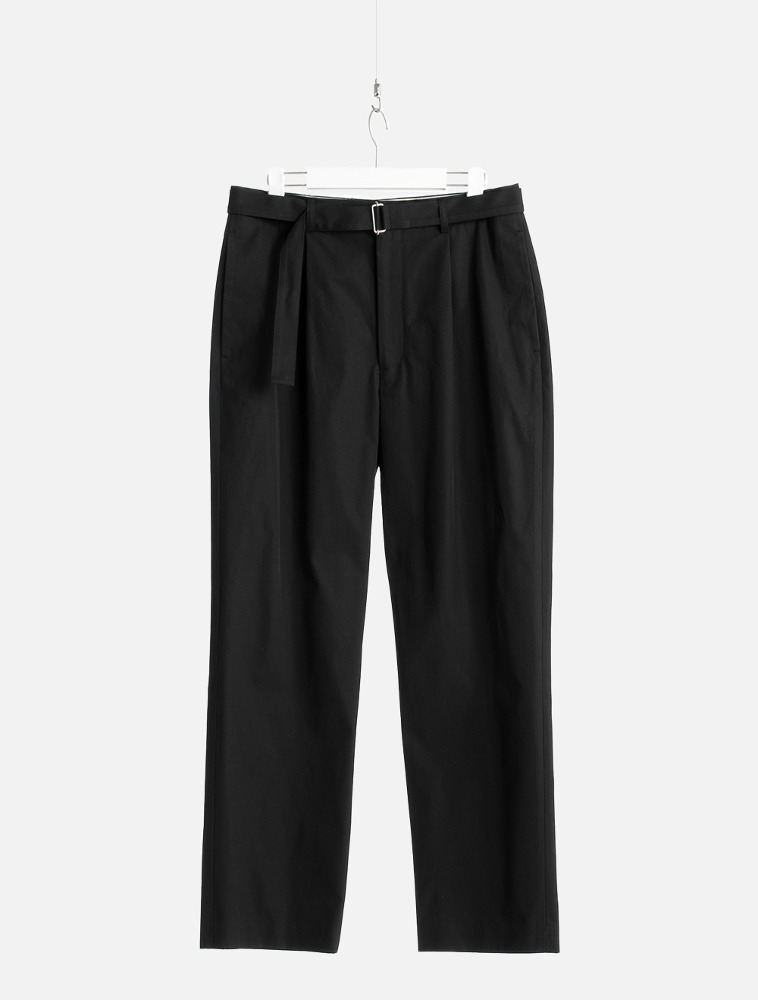 Belted Tailored Pants (Black)