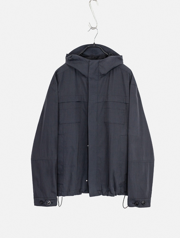 yodel jacket (charcoal navy)