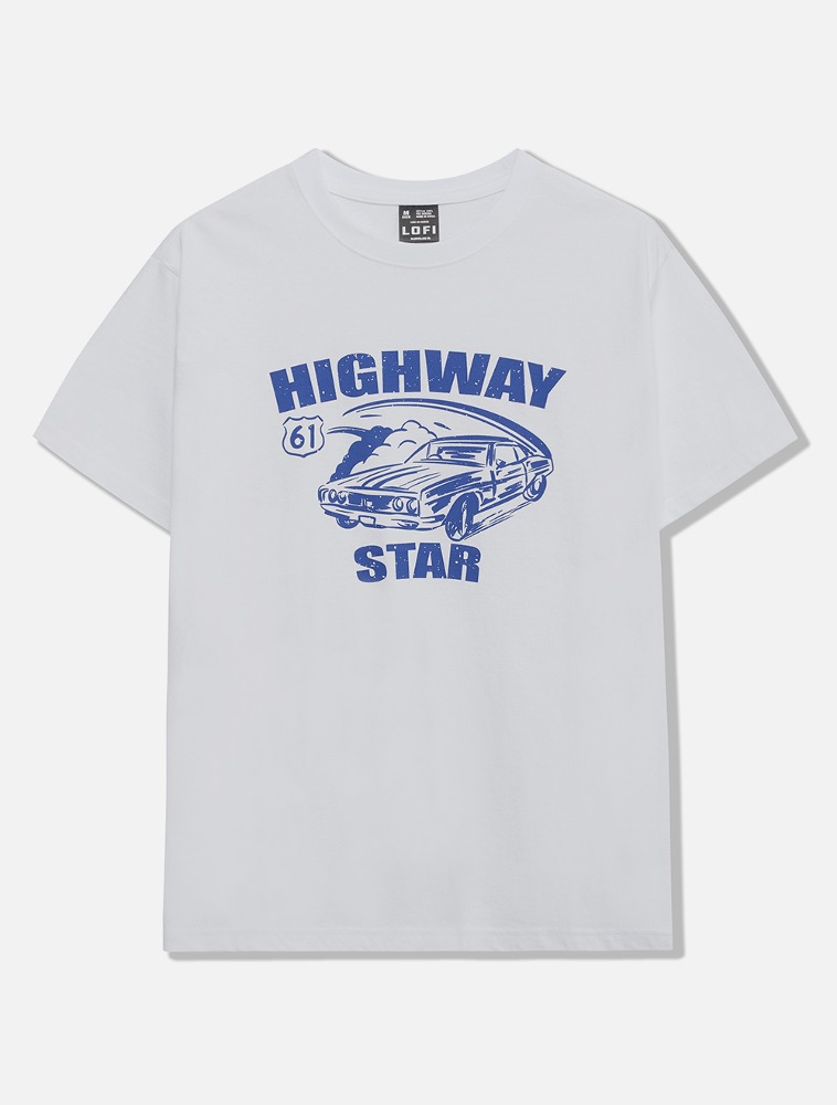 HIGHWAY STAR GRAPHIC T-SHIRT (WHITE)